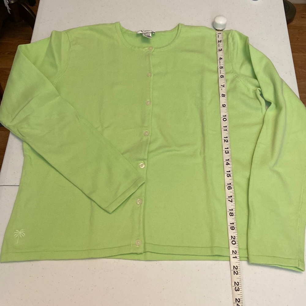 Lilly Pulitzer white label cardigan size medium
